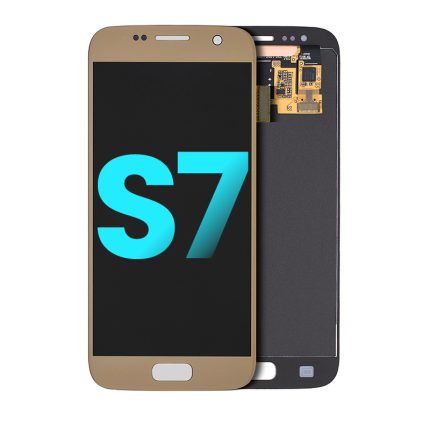 OLED Assembly Without Frame Compatible For Samsung Galaxy S7 (original) (Gold Platinum)