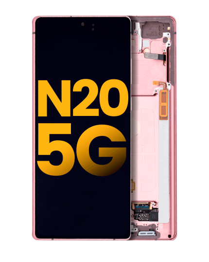 OLED Assembly With Frame Compatible For Samsung Galaxy Note 20 5G (Refurbished) (Mystic Bronze)