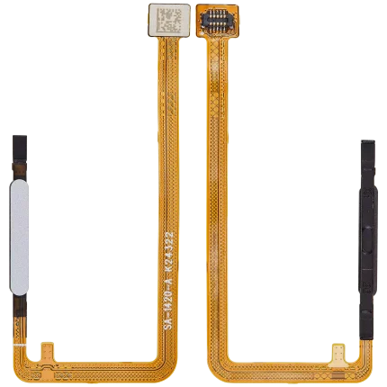 Fingerprint Reader With Flex Cable Compatible For Samsung Galaxy A06 (A065 / 2024) (Premium) (White)