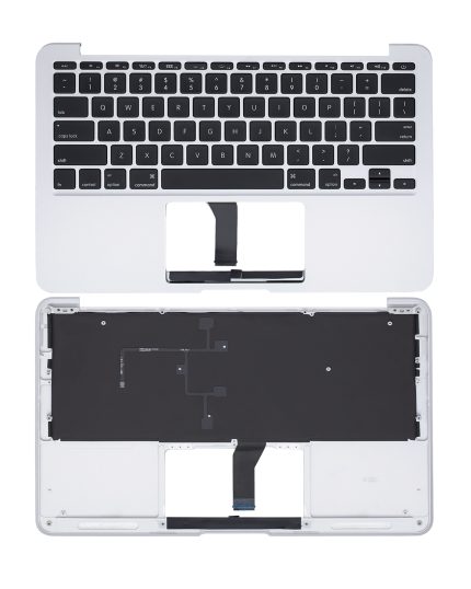 Top Case With Keyboard With Microphone Compatible For MacBook Air 11" (A1465 / Mid 2013 / Early 2014 / Early 2015) (US English) (Used OEM Pull: Grade New)