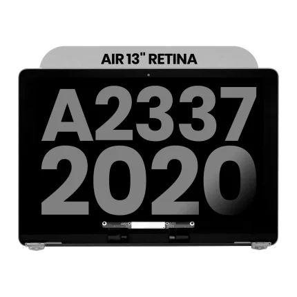 Complete LCD Display Assembly Compatible For MacBook Air 13" Retina (A2337 / Late 2020) (M1) (Used OEM Pull: Grade C) (Space Gray)