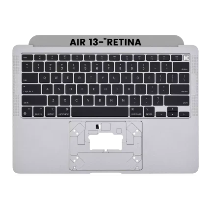 Top Case With Keyboard Compatible For MacBook Air 13" Retina (A2337 / Late 2020) (Used OEM Pull: Grade New) (Space Gray) (US Keyboard)