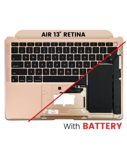 Top Case Assembly With Battery And Keyboard Compatible For MacBook Air 13" Retina (A2337 / Late 2020) (Used OEM Pull: Grade A) (US Keyboard) (Rose Gold)
