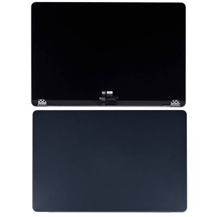 Complete LCD Display Assembly Compatible For MacBook Air 15" (A2941 / Mid 2023) / Air 15" (A3114 / Mid 2024) (Used OEM Pull: Grade B) (Midnight)
