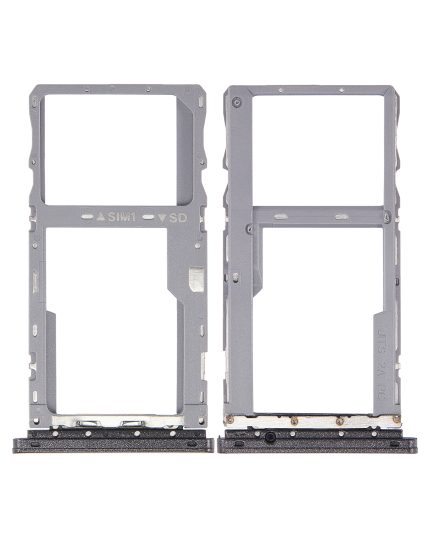 Single Sim Card Tray Compatible For Alcatel 1V (5007 / 2020) (Prime Black)