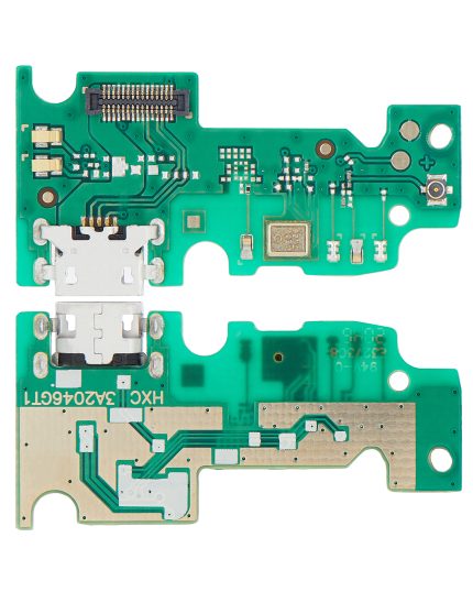 Charging Port With PCB Board Compatible For Alcatel 3 (5052 / 2018) / T-Mobile Revvl 2 (5052W) (Aftermarket Plus)