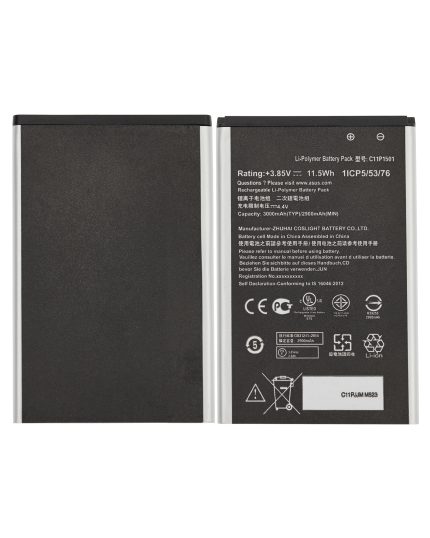 Replacement Battery Compatible For Asus ZenFone Selfie (ZD551KL / Z00UD) / 2 Laser (ZE550KL / Z00LD) (C11P1501)