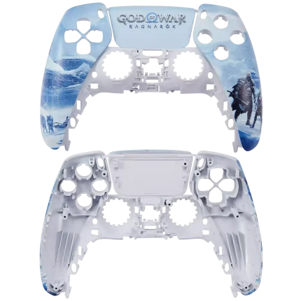 Controller Cover Compatible For PlayStation 5 (God of War) (Blue) (2 Piece Set)