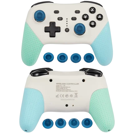 Wireless Dual-Motor Bluetooth Controller Compatible For Nintendo Switch (Blue / Green) (DOBE)