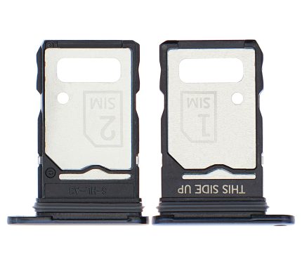 Dual Sim Card Tray Compatible For Motorola Edge 20 Pro (XT2153-1 / 2021) (Midnight Blue)