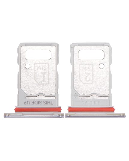 Dual Sim Card Tray Compatible For Motorola Edge 20 Pro (XT2153-1 / 2021) (Iridescent Cloud)