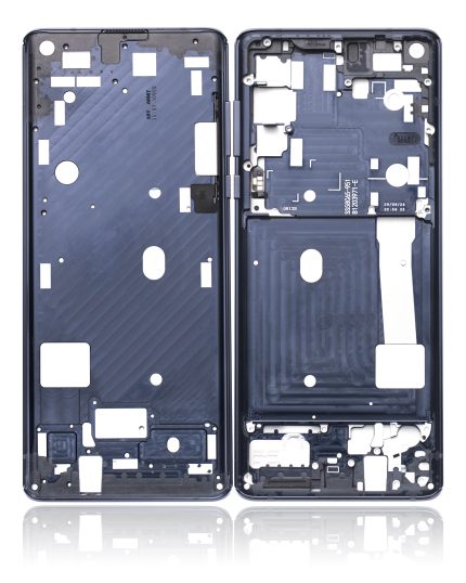 Mid-Frame Housing Compatible For Motorola Edge 5G (XT2063 / 2020) (Solar Black)