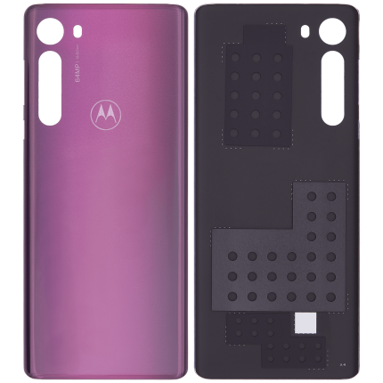 Back cover Glass Compatible For Motorola Moto Edge (XT2063 / 2020) (Genuine OEM) (Midnight Magenta)