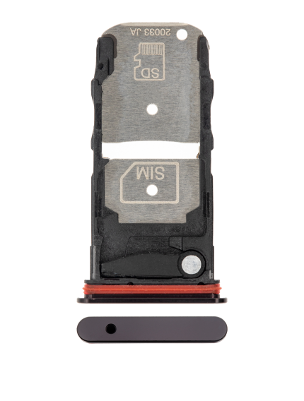 Single Sim Card Tray Compatible For Motorola Edge Plus 5G (XT2061 / 2020) (Genuine OEM) (Smokey Sangria)