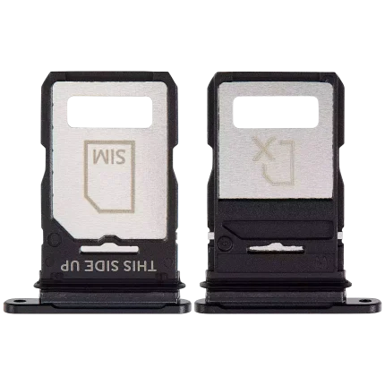 Single Sim Card Tray Compatible For Motorola Moto Edge (XT2305 / 2023) (Eclipse Black) (Genuine OEM)