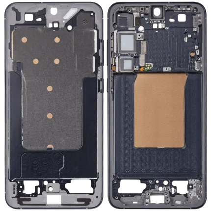 Mid-Frame Housing Compatible For Samsung Galaxy S25 Plus 5G (US & International Version) (Blue Black)