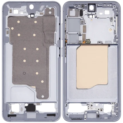 Mid-Frame Housing Compatible For Samsung Galaxy S25 5G (US & International Version) (Icy Blue)