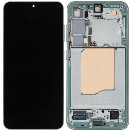 OLED Assembly With Frame Compatible For Samsung Galaxy S25 5G (US & International) (Service Pack) (Mint)