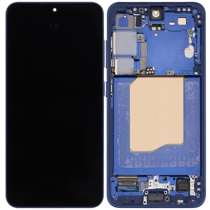 OLED Assembly With Frame Compatible For Samsung Galaxy S25 5G (US & International) (Service Pack) (Navy)