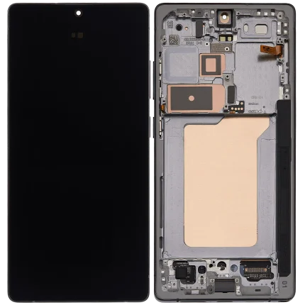 OLED Assembly With Frame Compatible For Samsung Galaxy S25 Ultra 5G (Service Pack )(US & International) (Titanium Black)