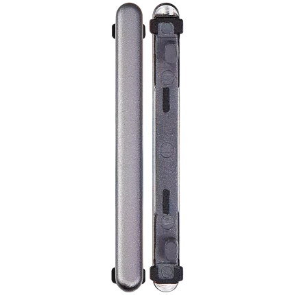 Hard Buttons (Volume) Compatible For Samsung Galaxy Z Fold 6 (F956) (Premium) (Silver Shadow)