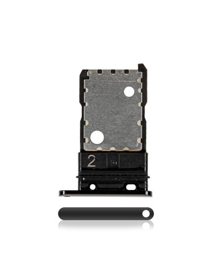 Sim Card Tray Compatible For Google Pixel 3 (Genuine OEM) (Just Black)