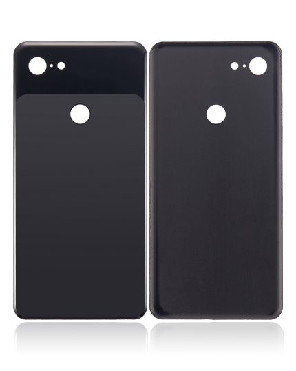 Back cover Glass Compatible For Google Pixel 3 XL (Just Black)