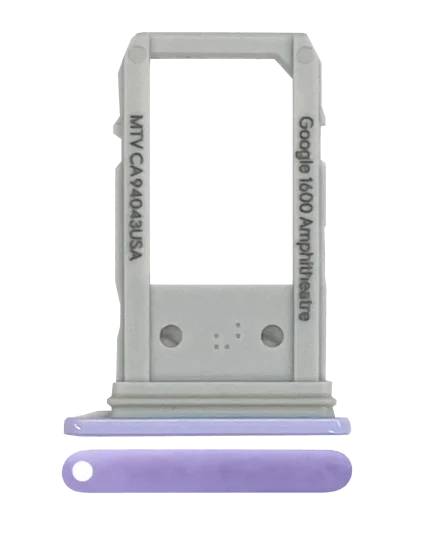 Sim Card Tray Compatible For Google Pixel 3a (Genuine OEM) (Purple)