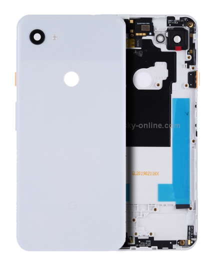 Back Housing Compatible For Google Pixel 3a XL (Genuine OEM) (Clearly White)
