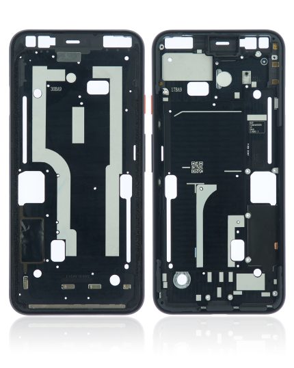 Mid-Frame Housing Compatible For Google Pixel 4 (Oh So Orange Power Button)