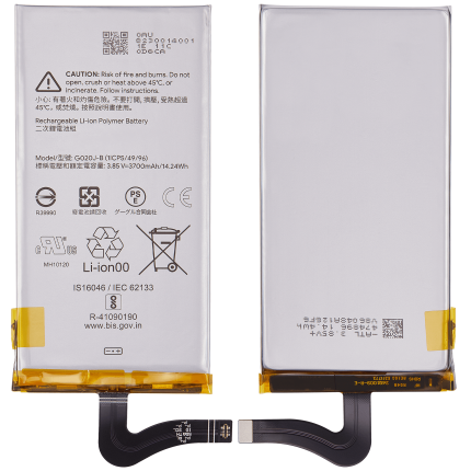 Replacement Battery Compatible For Google Pixel 4 XL (G020J-B)