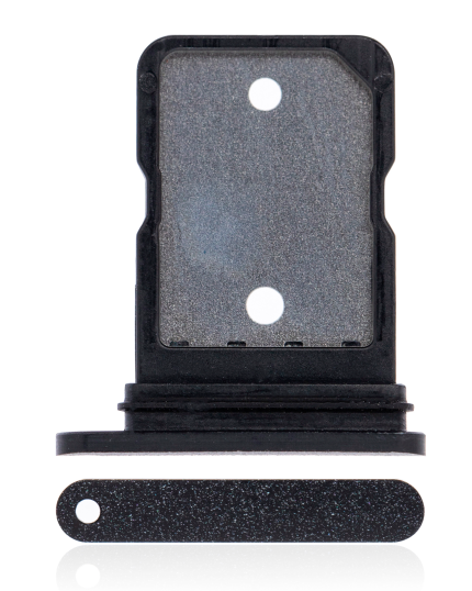 Single Sim Card Tray Compatible For Google Pixel 5 (Genuine OEM) (Just Black)