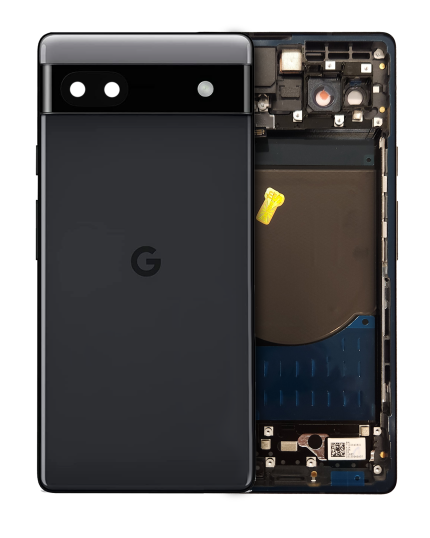 Back Housing Compatible for Google Pixel 6a (Genuine OEM) (Charcoal)