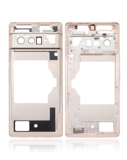 Mid-Frame Housing Compatible For Google Pixel 6 Pro (Sorta Sunny)