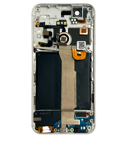 Back Housing W/ Small Components Pre-Installed Compatible For Google Pixel (Used OEM Pull: Grade A) (White)