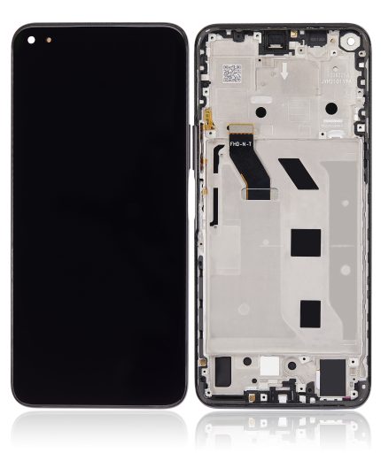 LCD Assembly With Frame Compatible For Huawei Nova 8i / Honor 50 Lite / Honor X20 (Refurbished) (Starry Black)