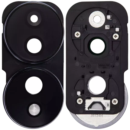 Back Camera Lens With Bracket Compatible For Honor 70 (Midnight Black)