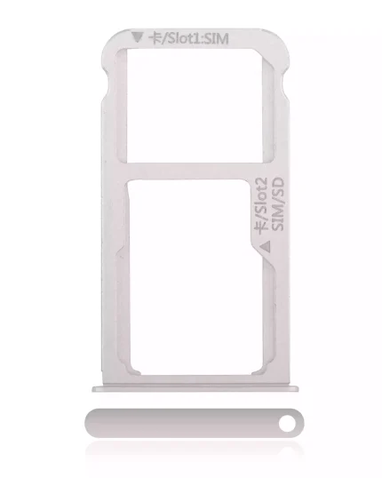 Sim Card Tray Compatible For Huawei Mate 8 (Silver)