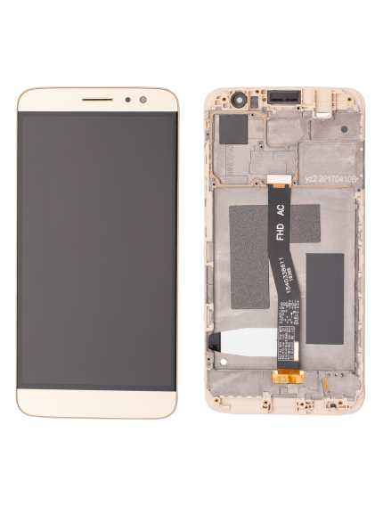 LCD Assembly With Frame Compatible For Huawei Nova Plus (Refurbished) (Gold)