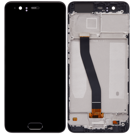 LCD Assembly With Frame Compatible For Huawei P10 (Refurbished) (Black)