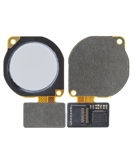 Home Button With Flex Compatible For Huawei P30 Lite (White)