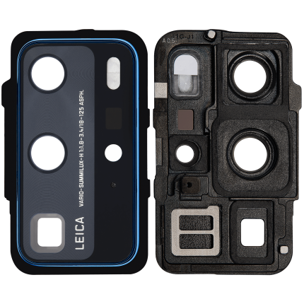Back Camera Lens With Bracket Compatible For Huawei P40 Pro (Deep Sea Blue)