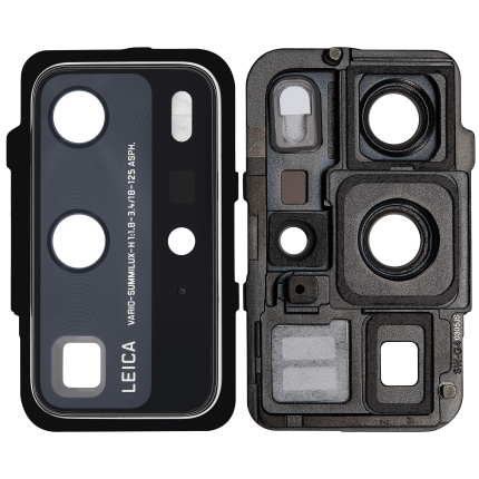 Back Camera Lens With Bracket Compatible For Huawei P40 Pro (Ice White)