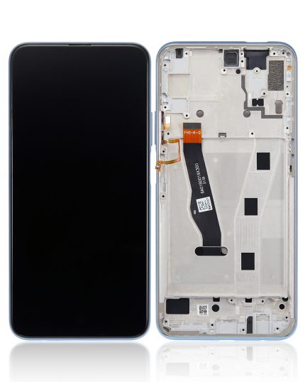 LCD Assembly With Frame Compatible For Huawei P Smart Pro (2019) (Refurbished) (Breathing Crystal)