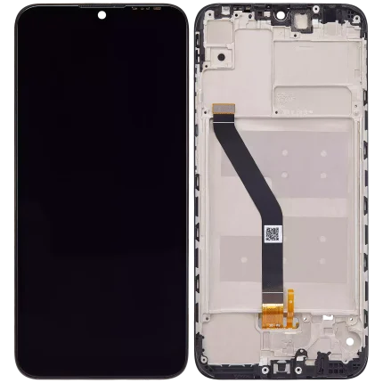 LCD Assembly With Frame Compatible For Huawei Y6 (2019) (Refurbished) (Midnight Black)