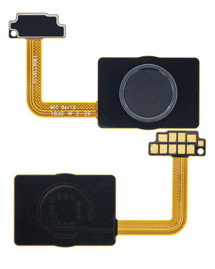 Home Button With Fingerprint Sensor Flex Cable Compatible For LG G7 ThinQ (Aurora Black)
