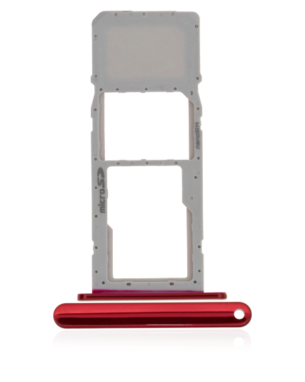 Single Sim Card Tray Compatible For LG K22 (2020) (Red)