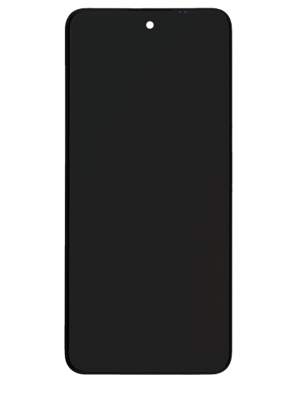 LCD Assembly With Frame Compatible For LG K42 (Refurbished) (Black)