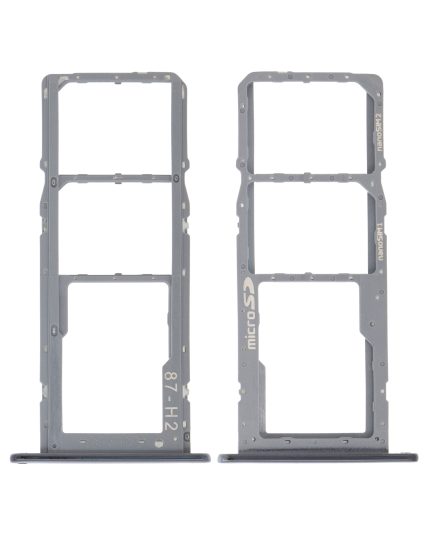 Dual Sim Card Tray Compatible For LG K42 (2020) / K52 (2020) (Black)