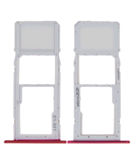 Single Sim Card Tray Compatible For LG K42 (2020) / K52 (2020) (Red)